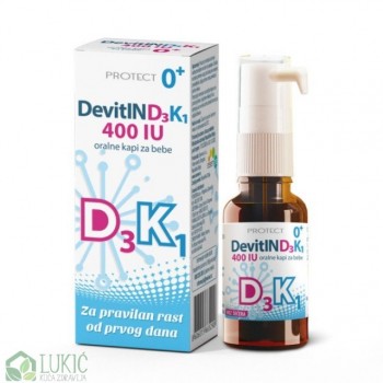 DEVITIN D3K1 ORALNE KAPI ZA BEBE, 10ML DEVITIN D3K1 ORALNE KAPI ZA BEBE, 10ML