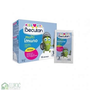 Becutan Kids Vits multi imuno 14 kesica