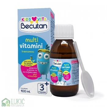 Becutan Kids Vits Multivitaminski sirup 100ml