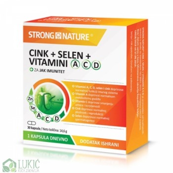 Cink + Selen + vitamini A, C, D 30 kapsula
