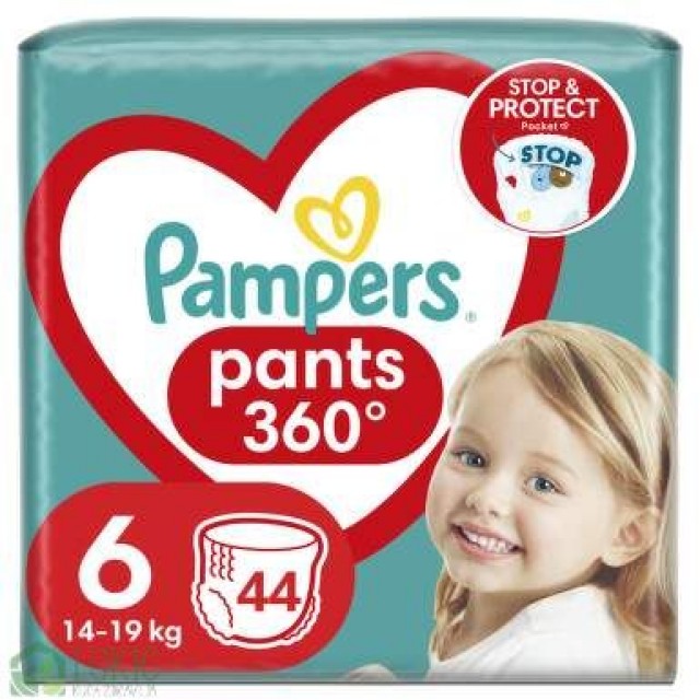 Pampers Pants Pelene 6 Jumbo Pakovanje 14-19 Kg, 44 Komada