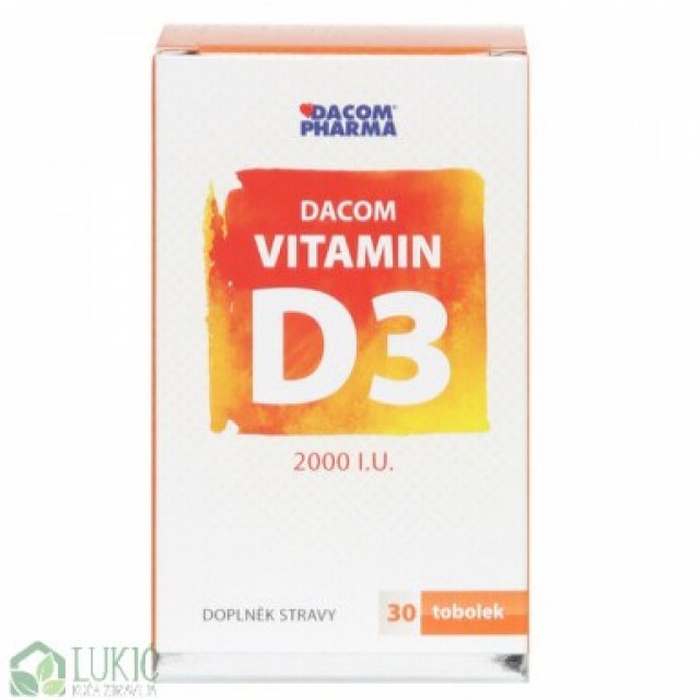 Dacom D3 Vitamin 2000Iu 30 Kapsula