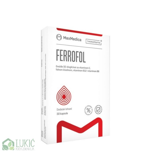 Maxmedica Ferrofol 30 Kapsula Maxmedica Ferrofol 30 Kapsula