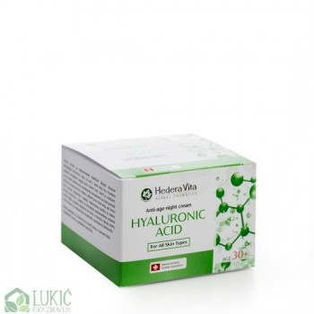 HEDERA VITA HYALURON NOCNA KREMA ZA LICE 50ML HEDERA VITA HYALURON NOCNA KREMA ZA LICE 50ML