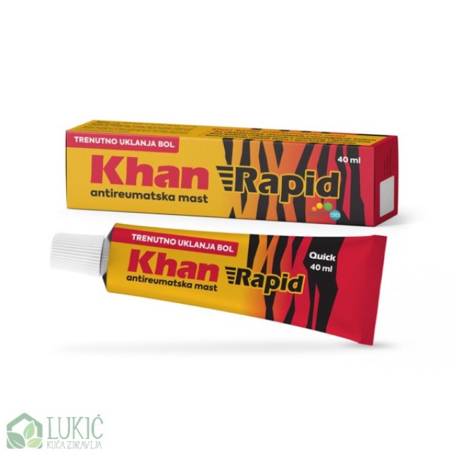 Khan Rapid Antireumatska Mast 40 Ml Khan Rapid Antireumatska Mast 40 Ml