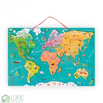 Pino - Magnetna mapa sveta