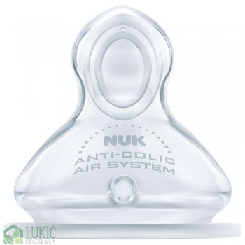 Nuk cucla silikonska 6-18 meseci 2 kom 