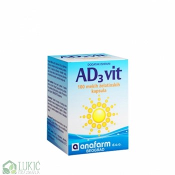 AD3 vitamin 100 kapsula AD3 vitamin 100 kapsula