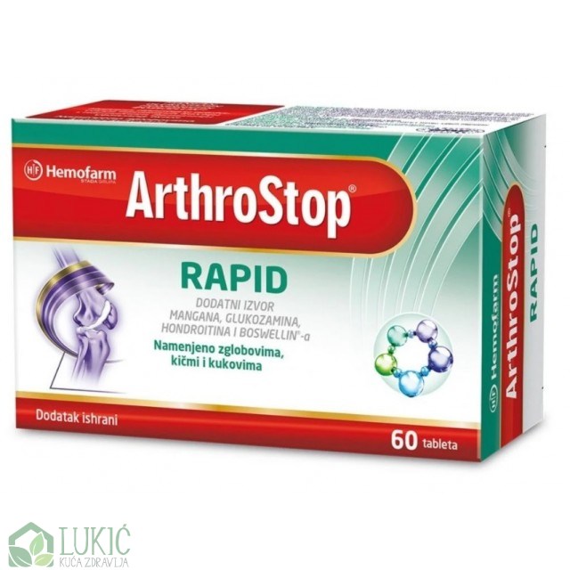 Arthrostop Rapid Tbl.a60 Arthrostop Rapid Tbl.a60