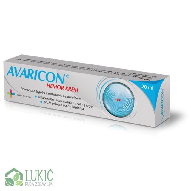 Avaricon Hemor Krem 20Ml Avaricon Hemor Krem 20Ml