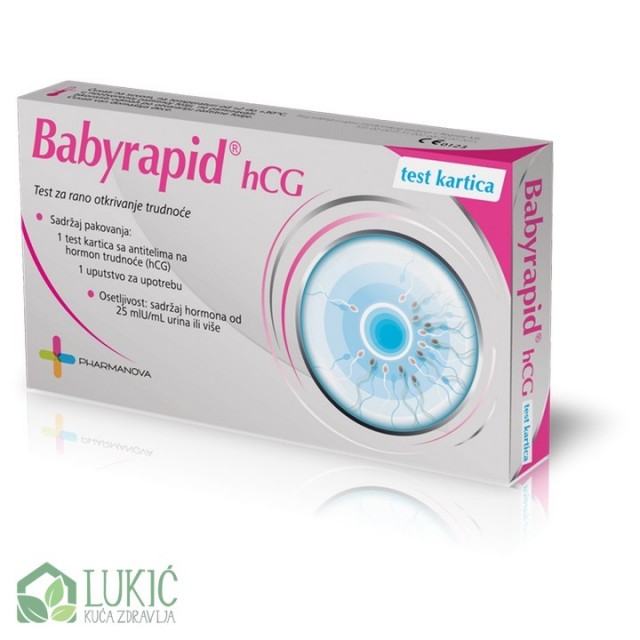 Baby Rapid Hcg Test Kartica Baby Rapid Hcg Test Kartica