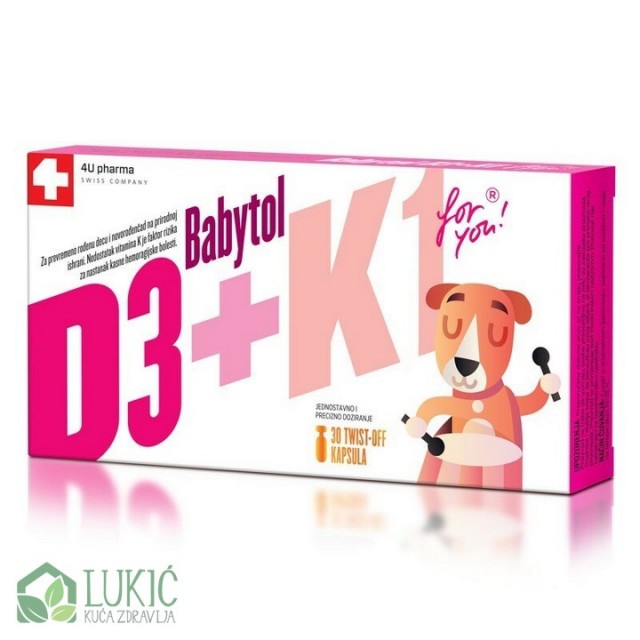 Babytol D3+K1 Kapsule A30 Babytol D3+K1 Kapsule A30