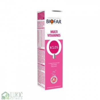 Biofar Kids multivitamin + kalcijum 20 šumećih tableta Biofar Kids multivitamin + kalcijum 20 šumećih tableta