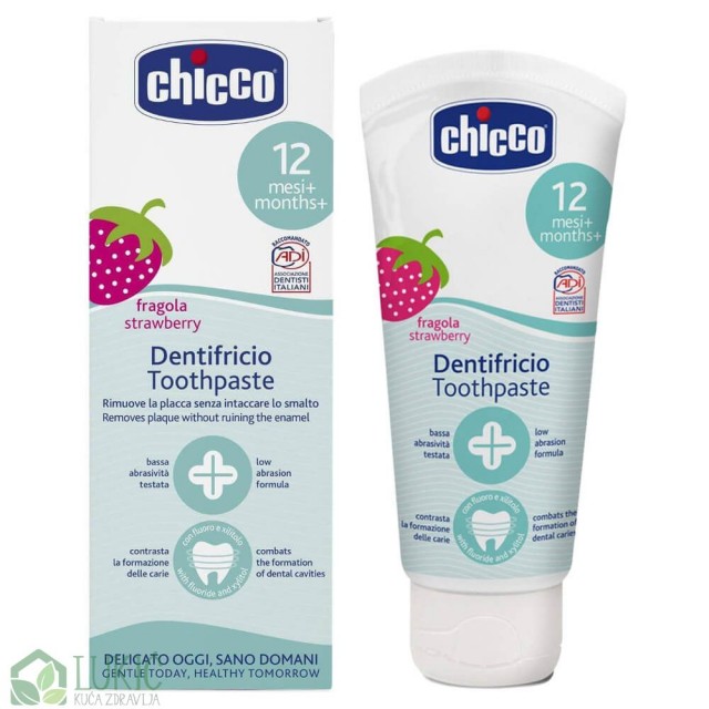 Chicco Baby Pasta Za Zube - Jagoda 75Ml