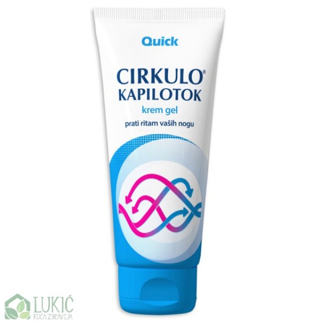 Cirkulotok Kapilotok Krem Gel Za Poboljšanje Periferne Cirkulacije 100Ml Cirkulotok Kapilotok Krem Gel Za Poboljšanje Periferne Cirkulacije 100Ml
