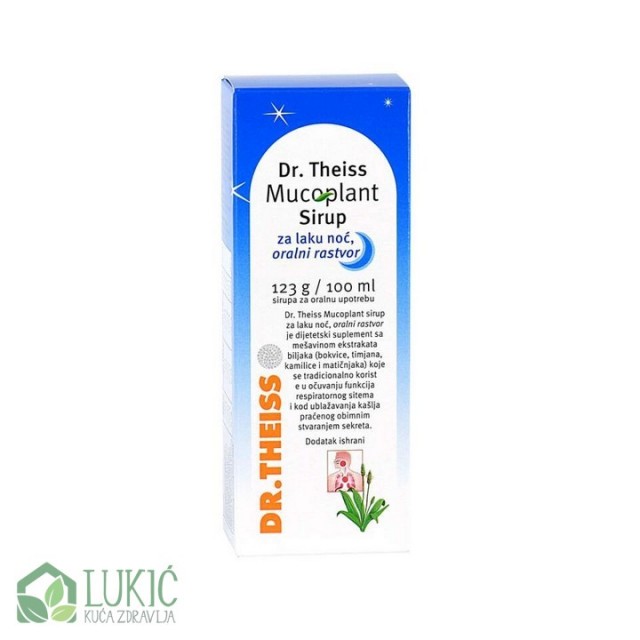 Dr. Theiss Mucoplant Sirup Za Laku Noć 100Ml Dr. Theiss Mucoplant Sirup Za Laku Noć 100Ml