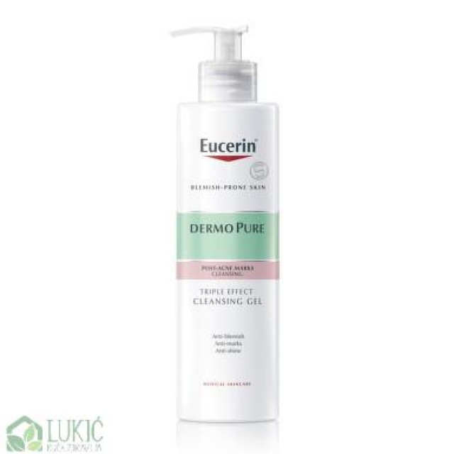 Eucerin Dermopure Gel Za Čišćenje Lica I Tela Sa Trostrukim Efektom, 400 Ml Eucerin Dermopure Gel Za Čišćenje Lica I Tela Sa Trostrukim Efektom, 400 Ml