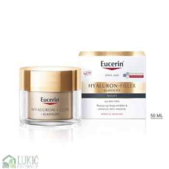Eucerin Hyaluron-Filler + Elasticity Noćna krema, 50 ml