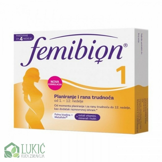 Femibion 1, 28 Film Tableta