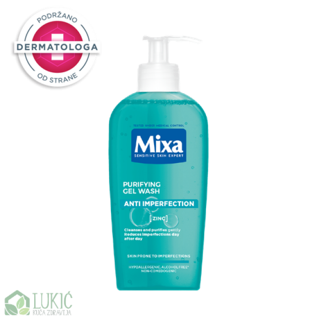 Mixa Gel Za Čišćenje Za Masnu Kožu 200Ml