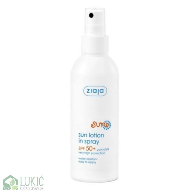 Ziaja Sun Hidratantni Losion U Spreju Spf50+ 170 Ml