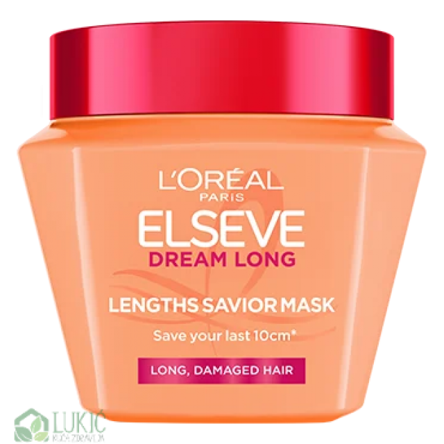 L'oreal Paris Elseve Dream Long Maska Za Dugu, Oštećenu Kosu 300 Ml