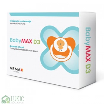 BabyMAX D3 10 kapsula