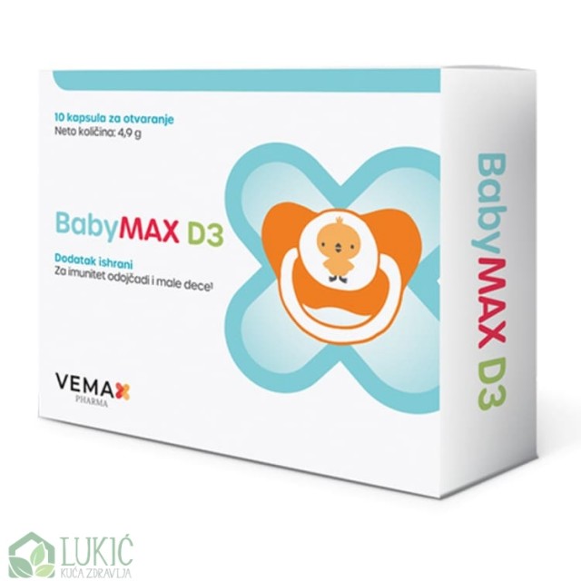 Babymax D3 10 Kapsula