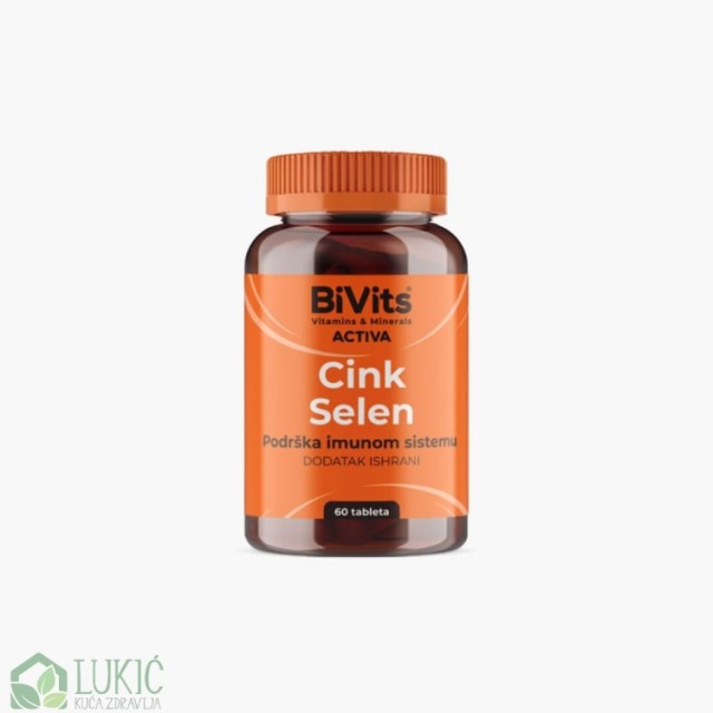 Bivits Activa Cink Selen 60 Tableta Bivits Activa Cink Selen 60 Tableta