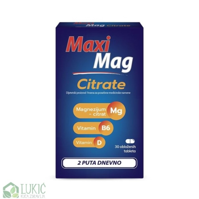 Maxi Mag Citrate 30 Tableta