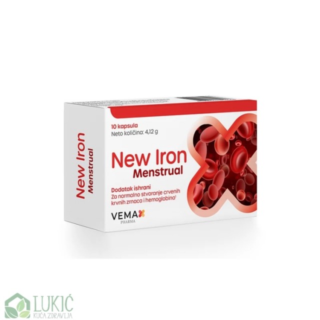 New Iron Menstrual 10 Kapsula New Iron Menstrual 10 Kapsula